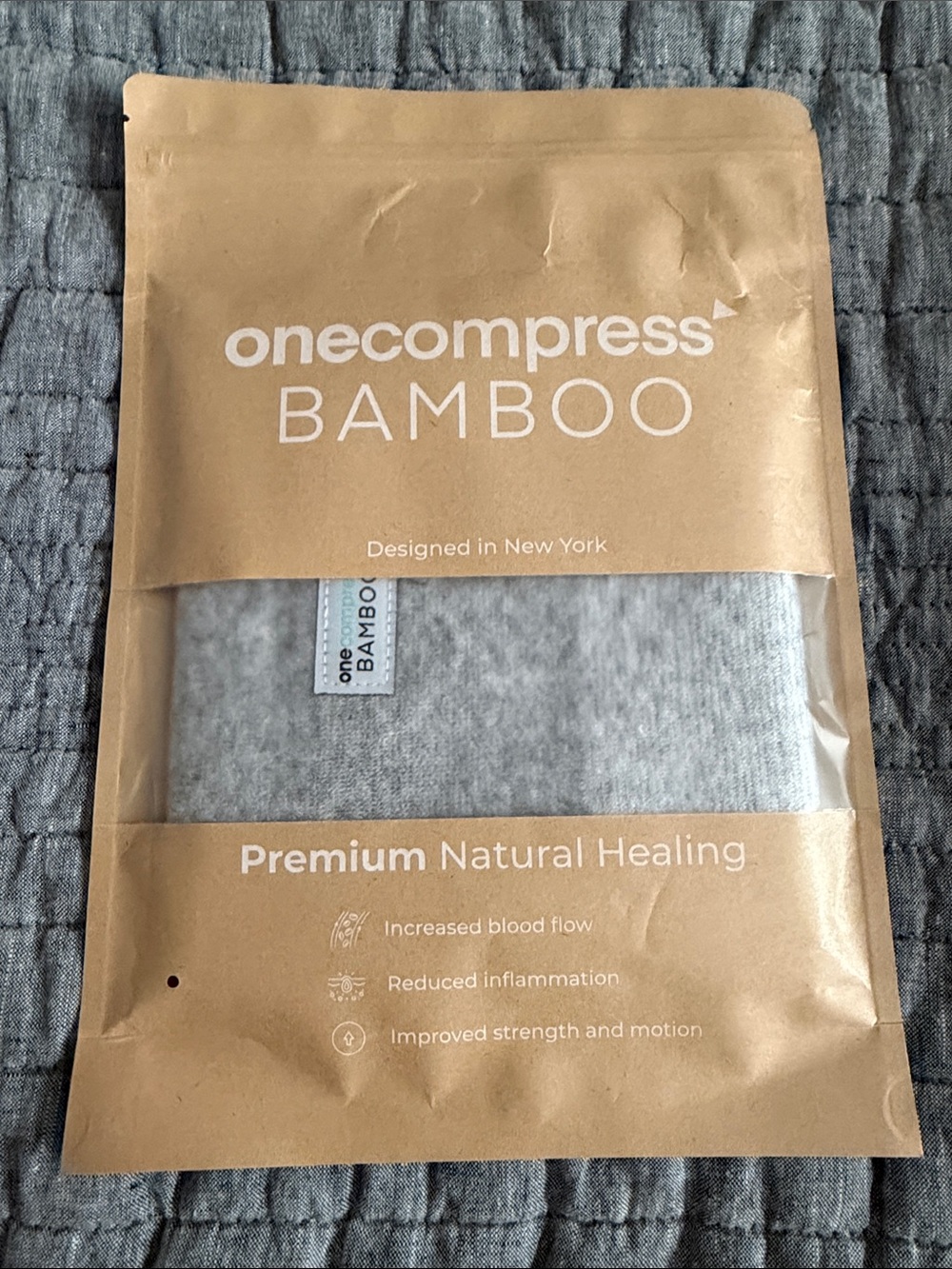 onecompress BAMBOO Gray Bamboo Sleeve - Premium